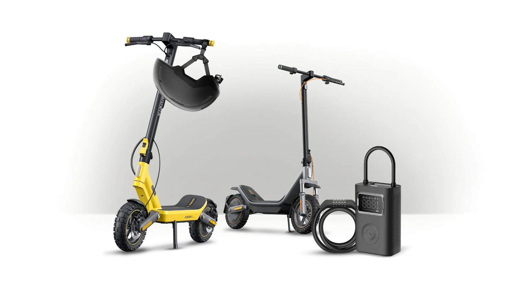Xiaomi električni romobil, kaciga i pumpa