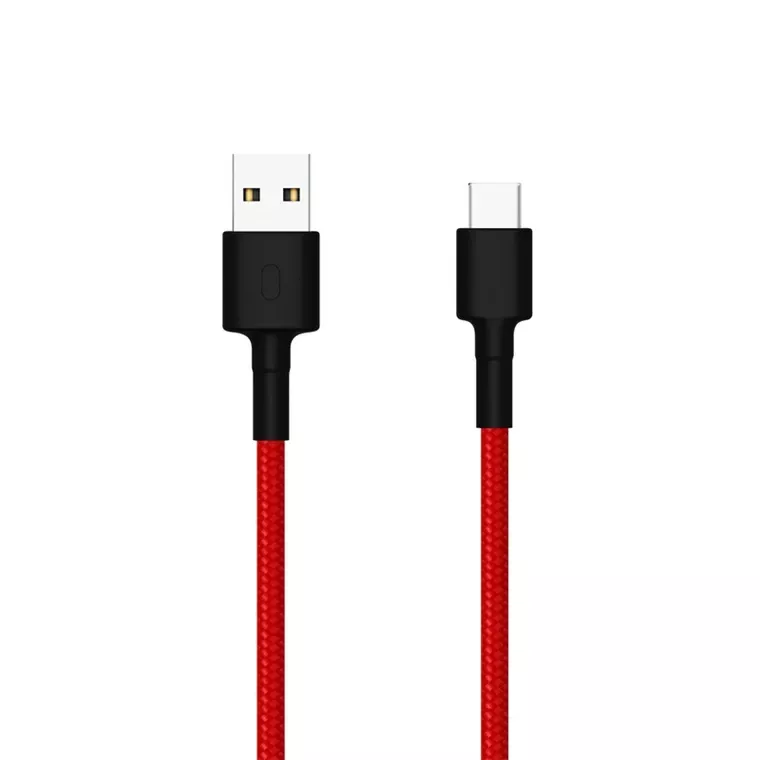 Xiaomi Mi USB Type-C Braided Cable (1m) Red - Kabel