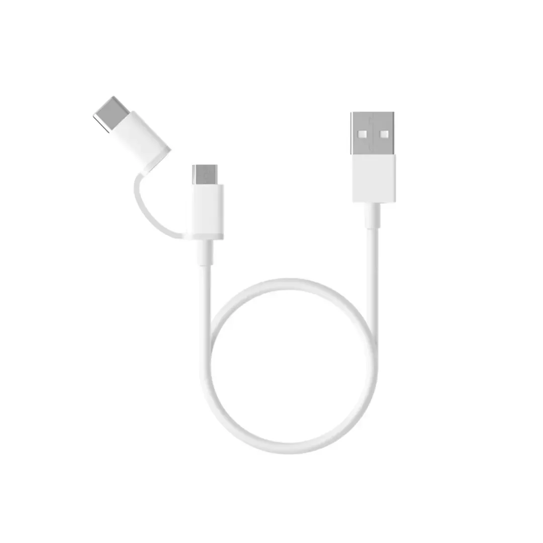 Xiaomi 2-in-1 Micro USB to Type-C Cable (30 cm) - Kabel