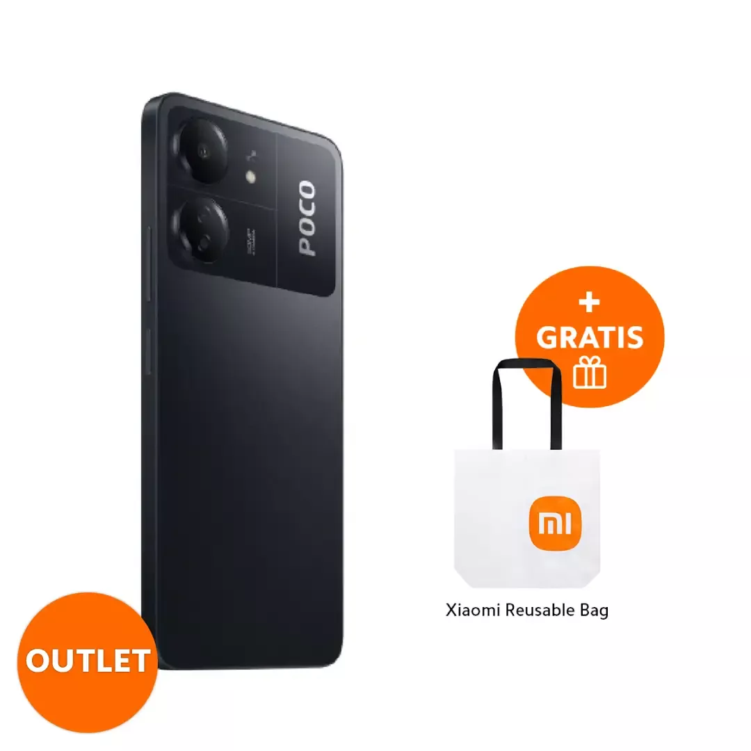 OUTLET POCO C65 - 6+128 GB Black + Poklon