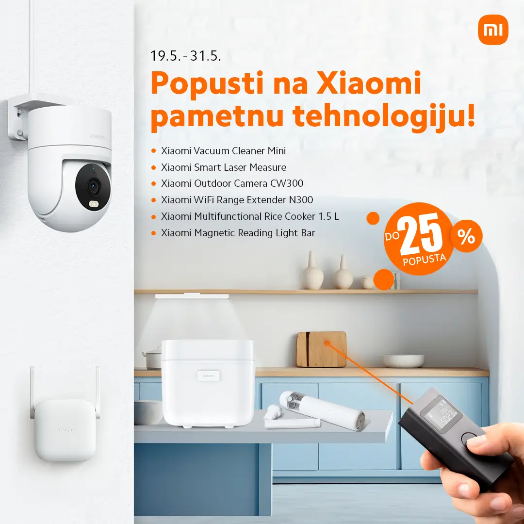 Iskoristite proljetne popuste na Xiaomi tehnologiju!