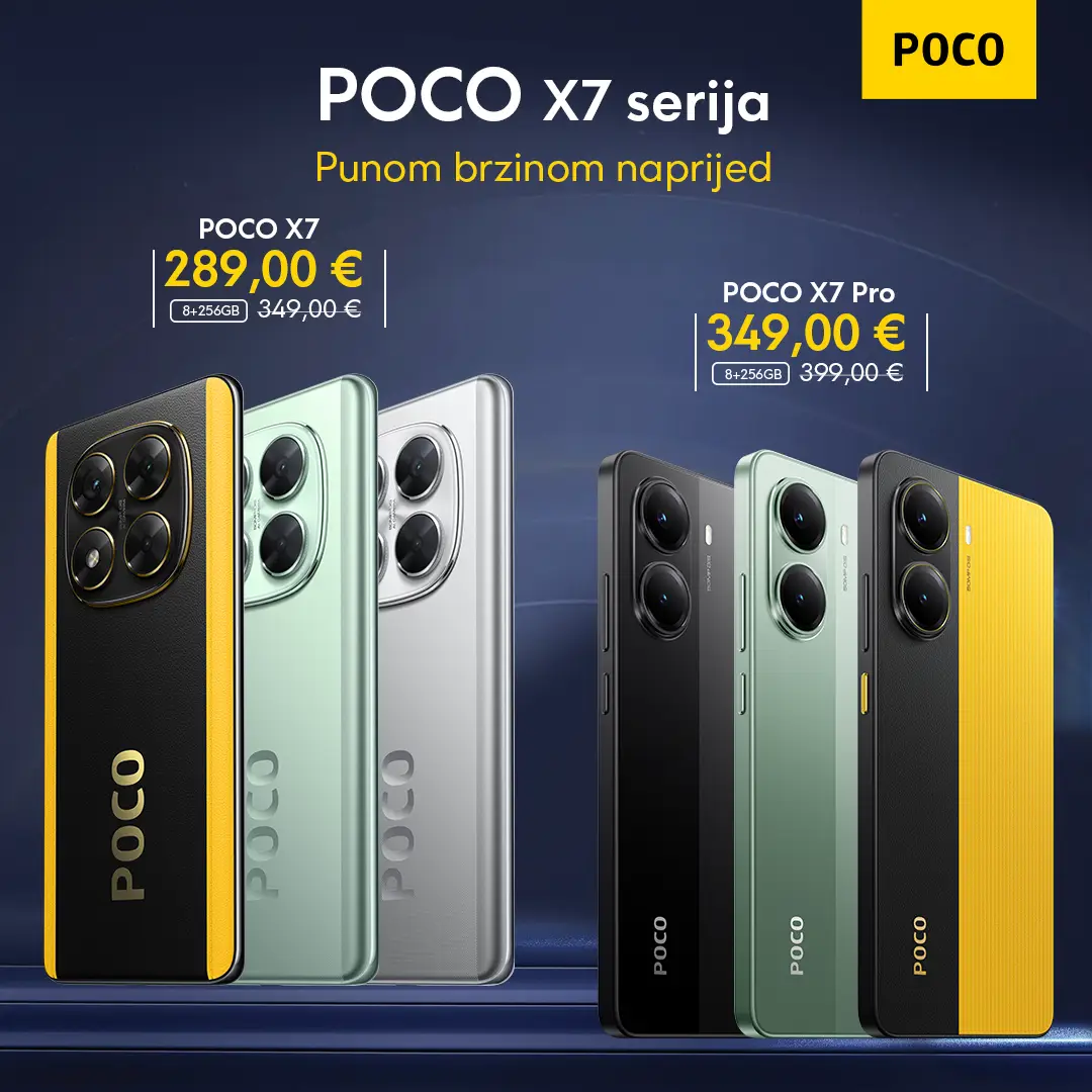 POCO X7 serija: Punom brzinom naprijed!