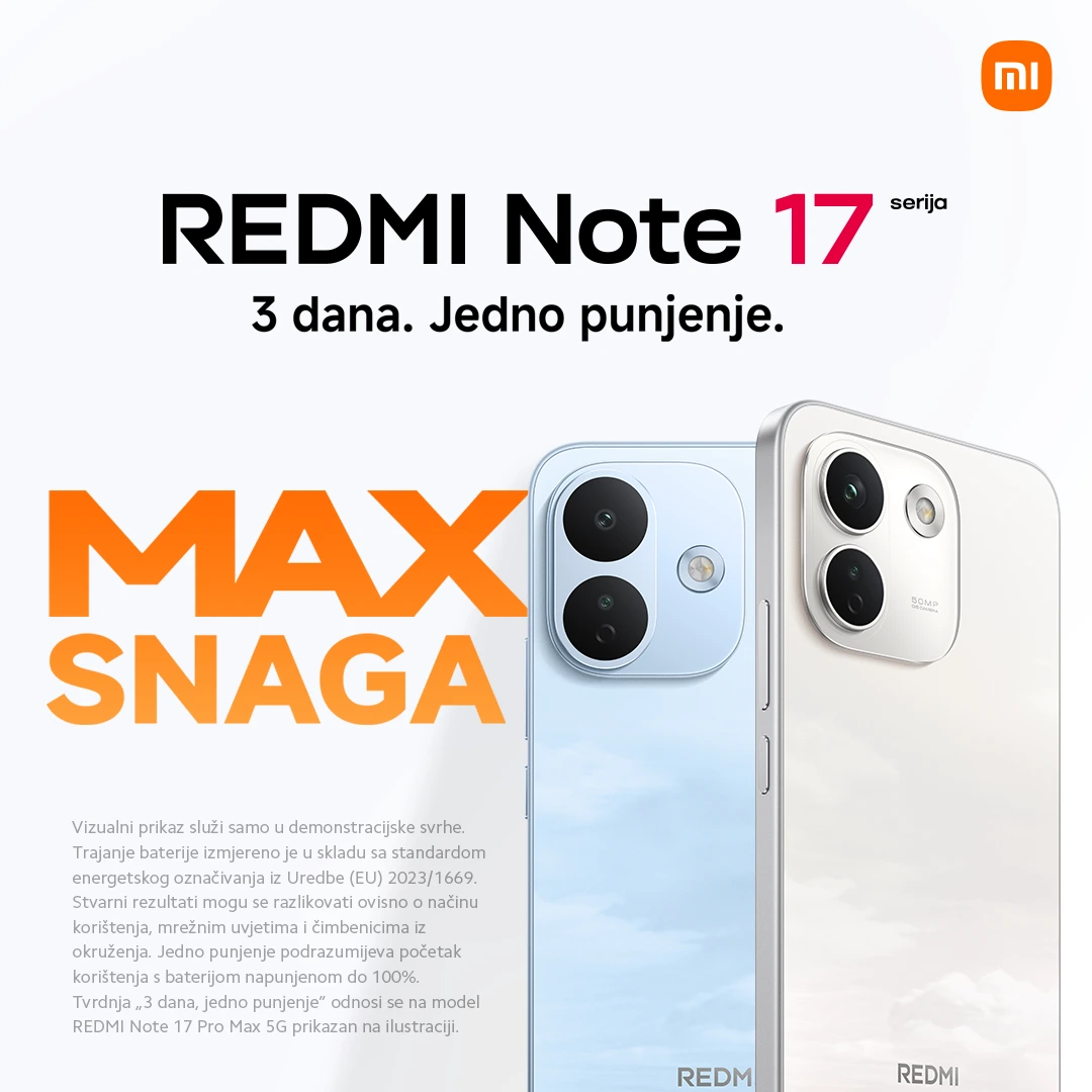 Redmi Note 17 serija stigla je u Xiaomi Store!