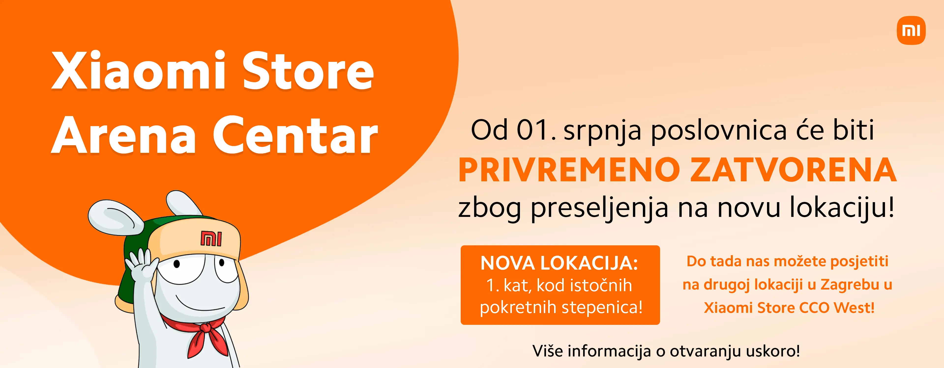 Xiaomi Store u Arena Centru seli u novi prostor!